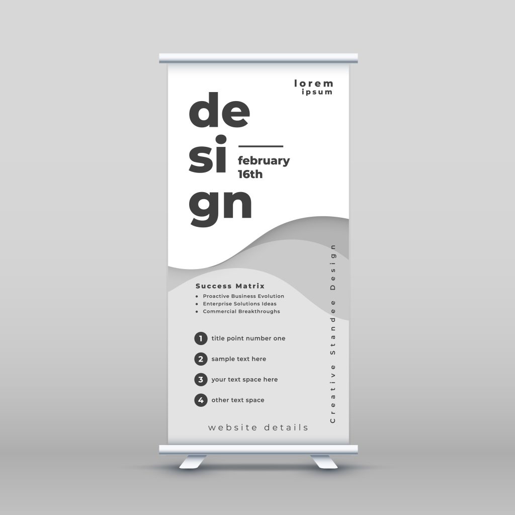 Premium Roll Up Stand in Dubai