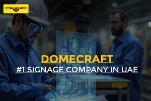 Domecraft Is the #1 Signage Manufacturer in Dubai & UAE