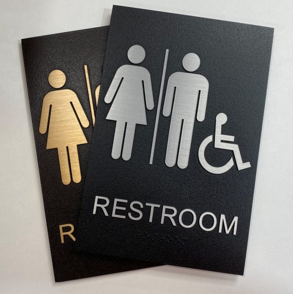 Bathroom Signage Solutions in the UAE