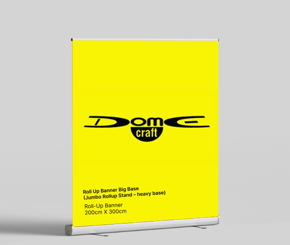 Roll Up Banner Big Base (Jumbo Rollup Stand – heavy base)