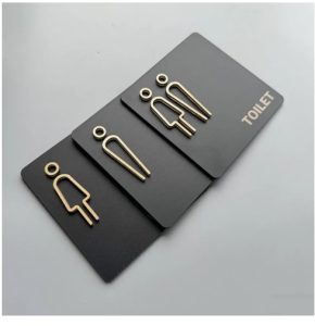 Domecraft’s Premium Toilet Signs
