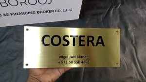 Nameplate Tags in Dubai