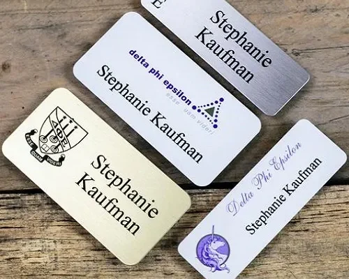 Aluminium Name Badge